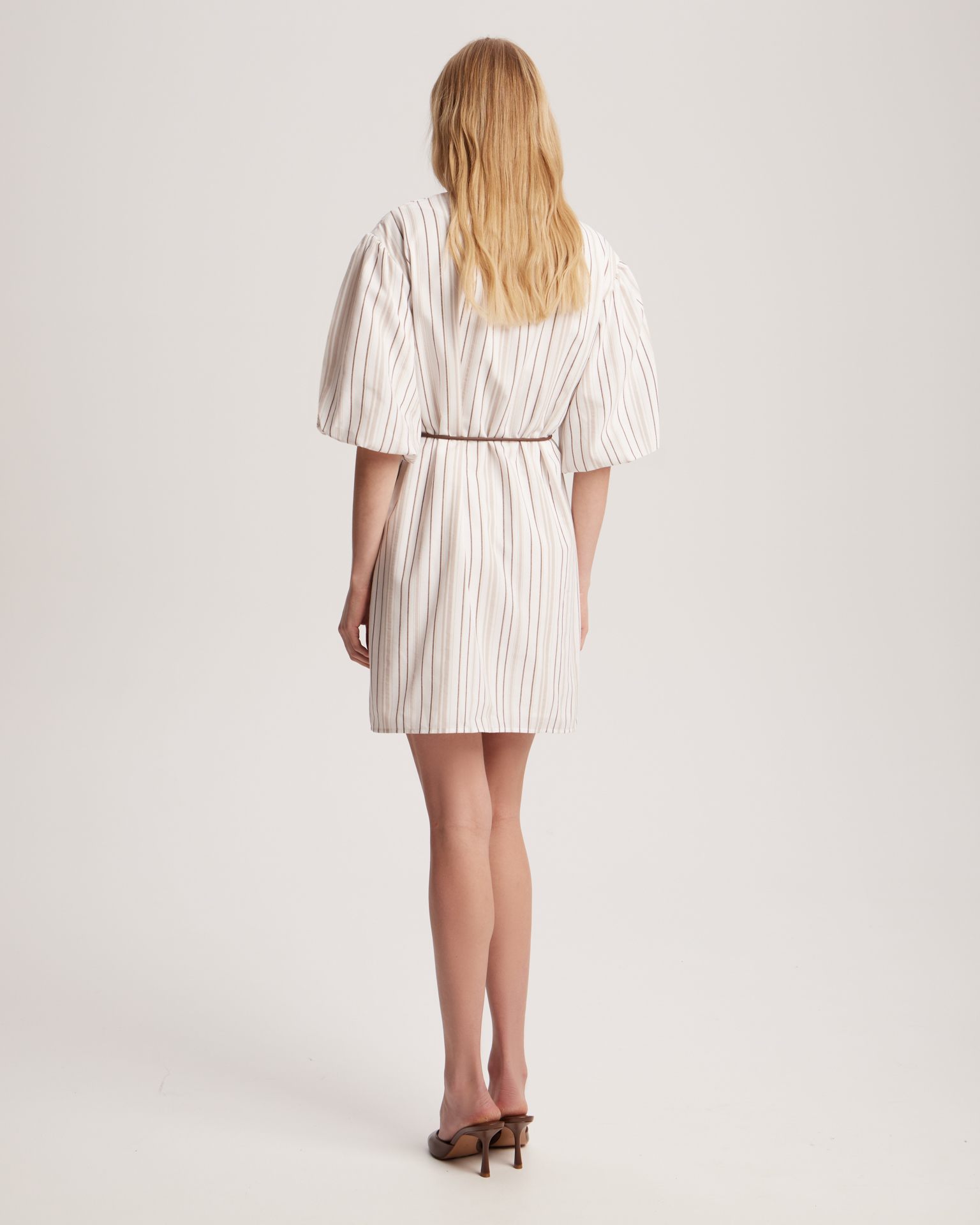 Платье в полоску из хлопка 3