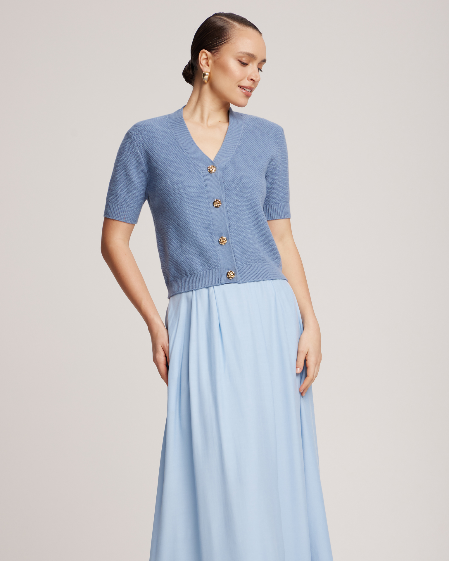 Юбка струящаяся миди 4