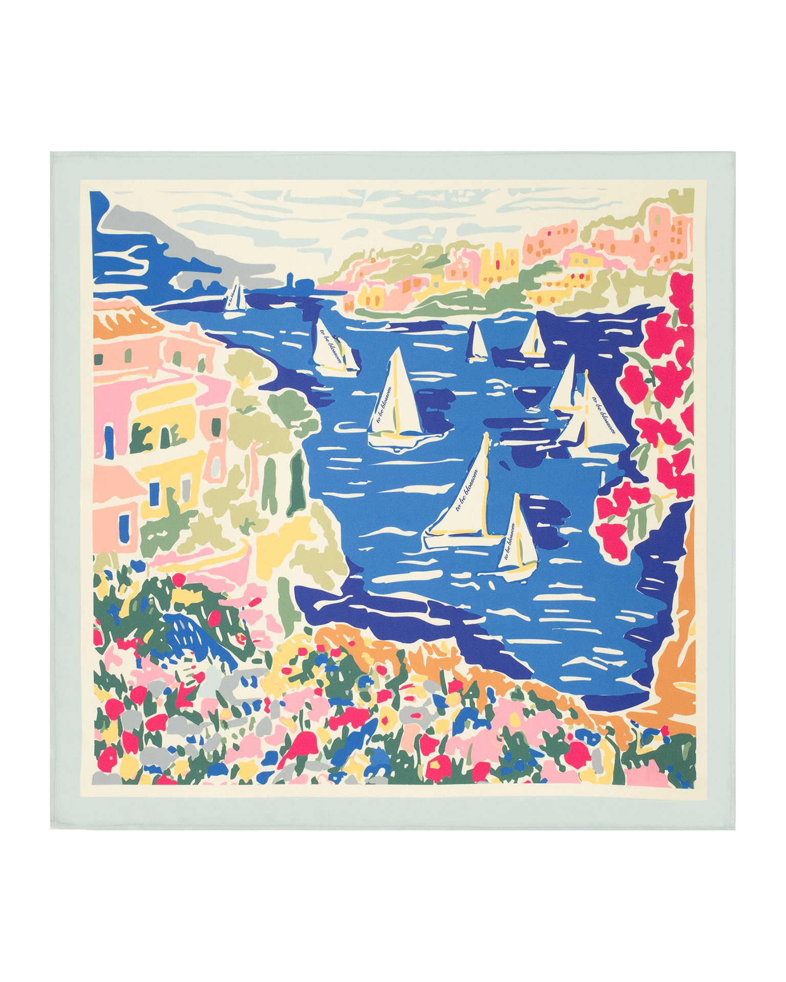 Платок с принтом "круиз" 1