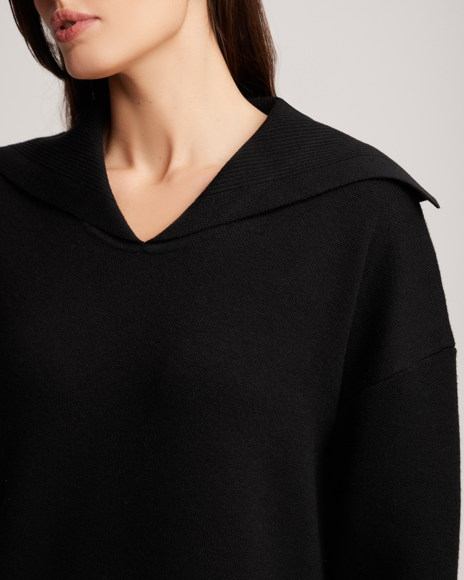 Платье с широким воротником 5