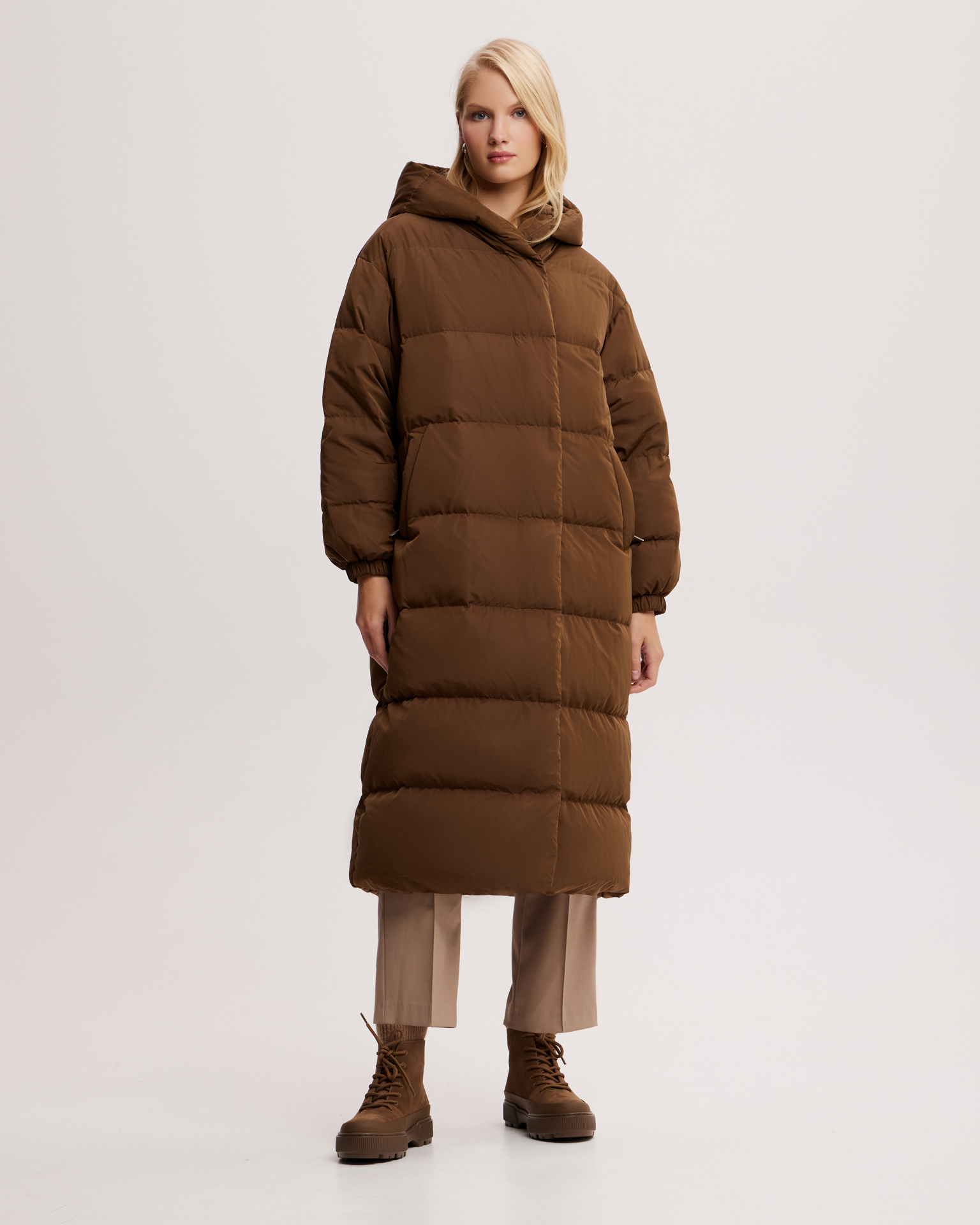 Стеганый пуховик 4