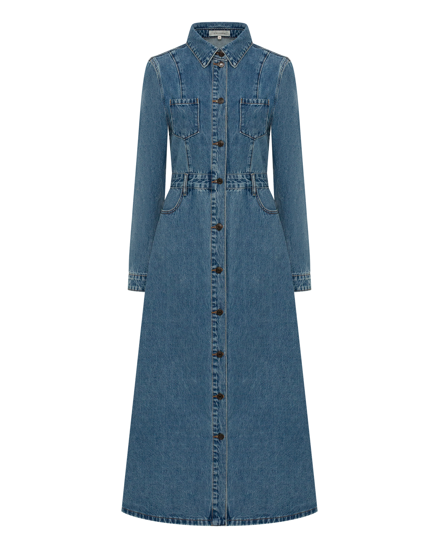 Платье-тренч из денима 1