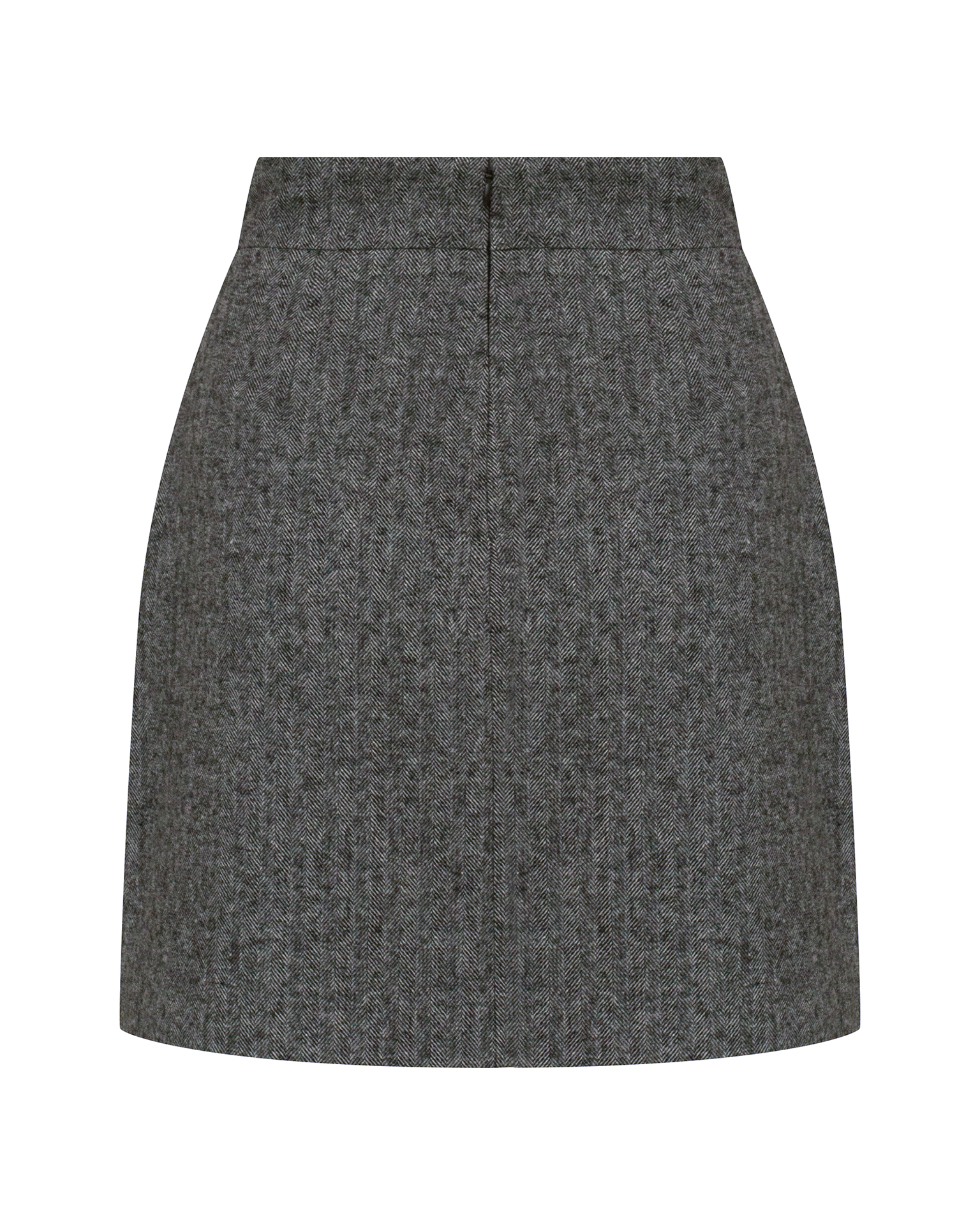 Шерстяная юбка с завышенной талией 10