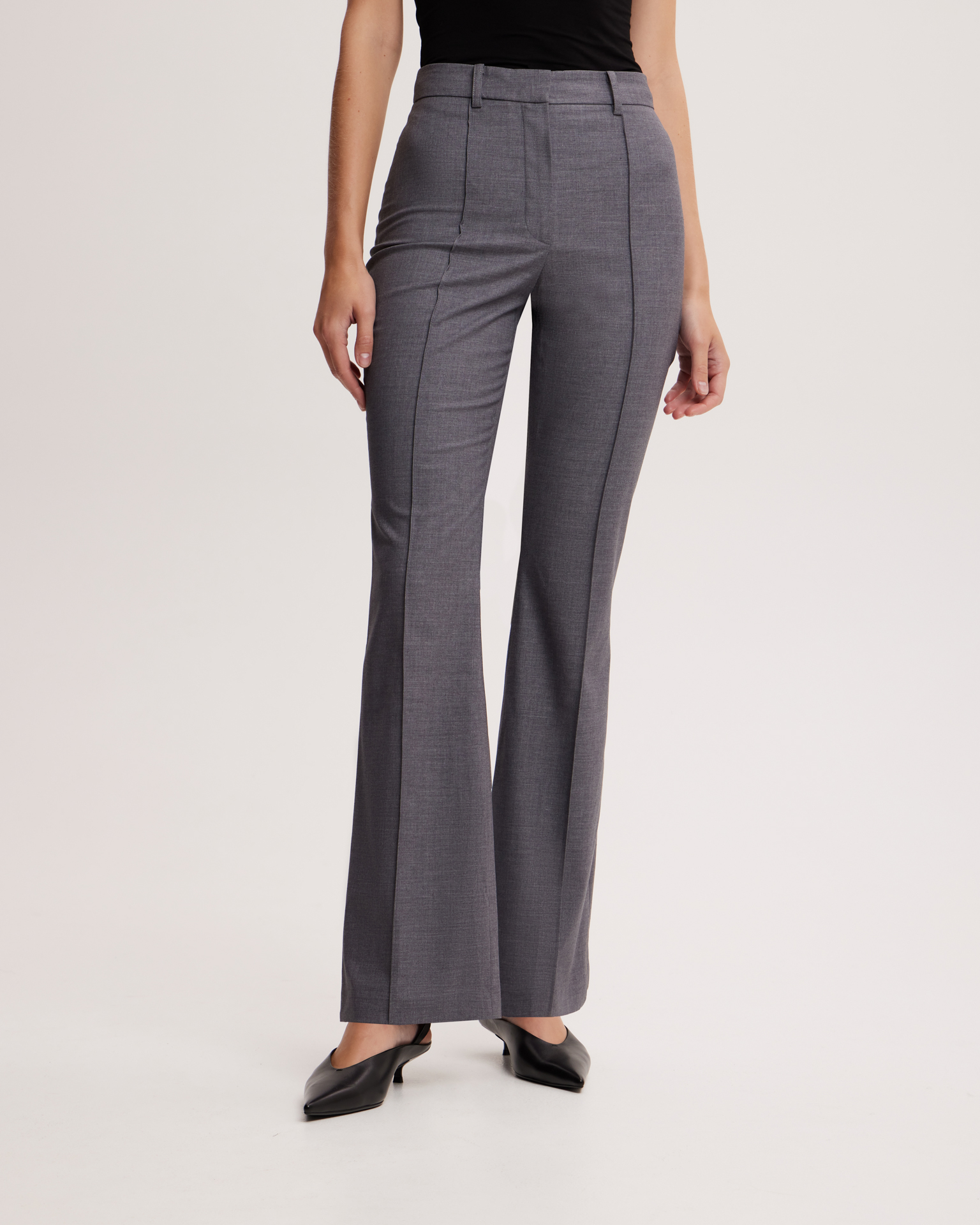 Брюки расклешенные 4