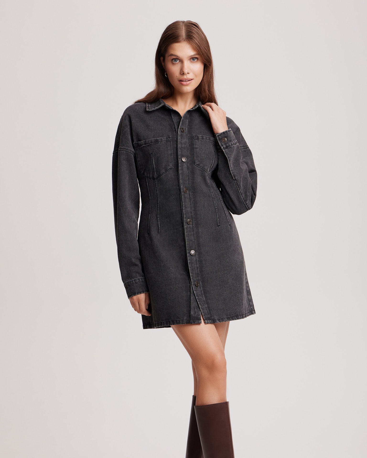 Джинсовое платье 5