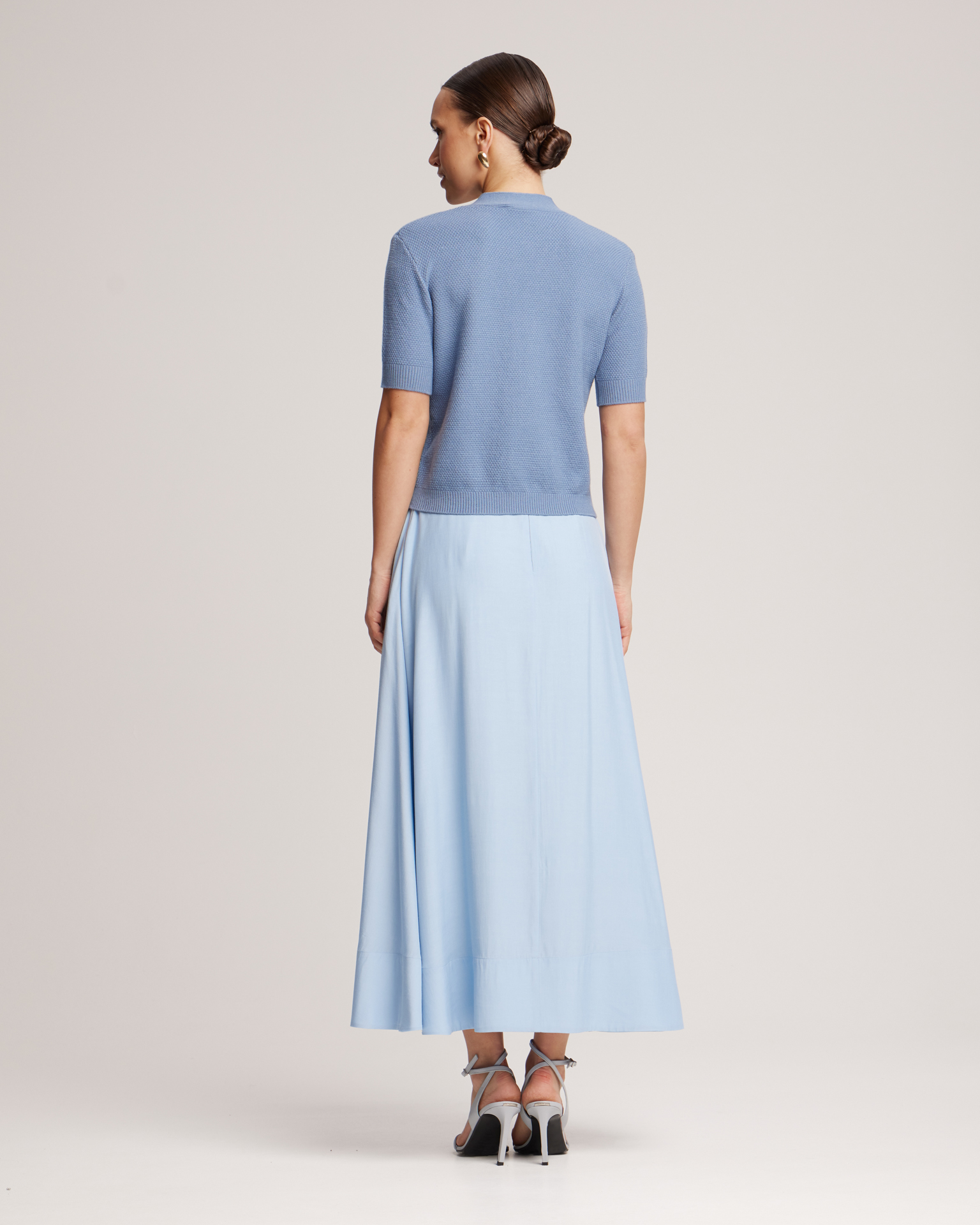 Юбка струящаяся миди 3