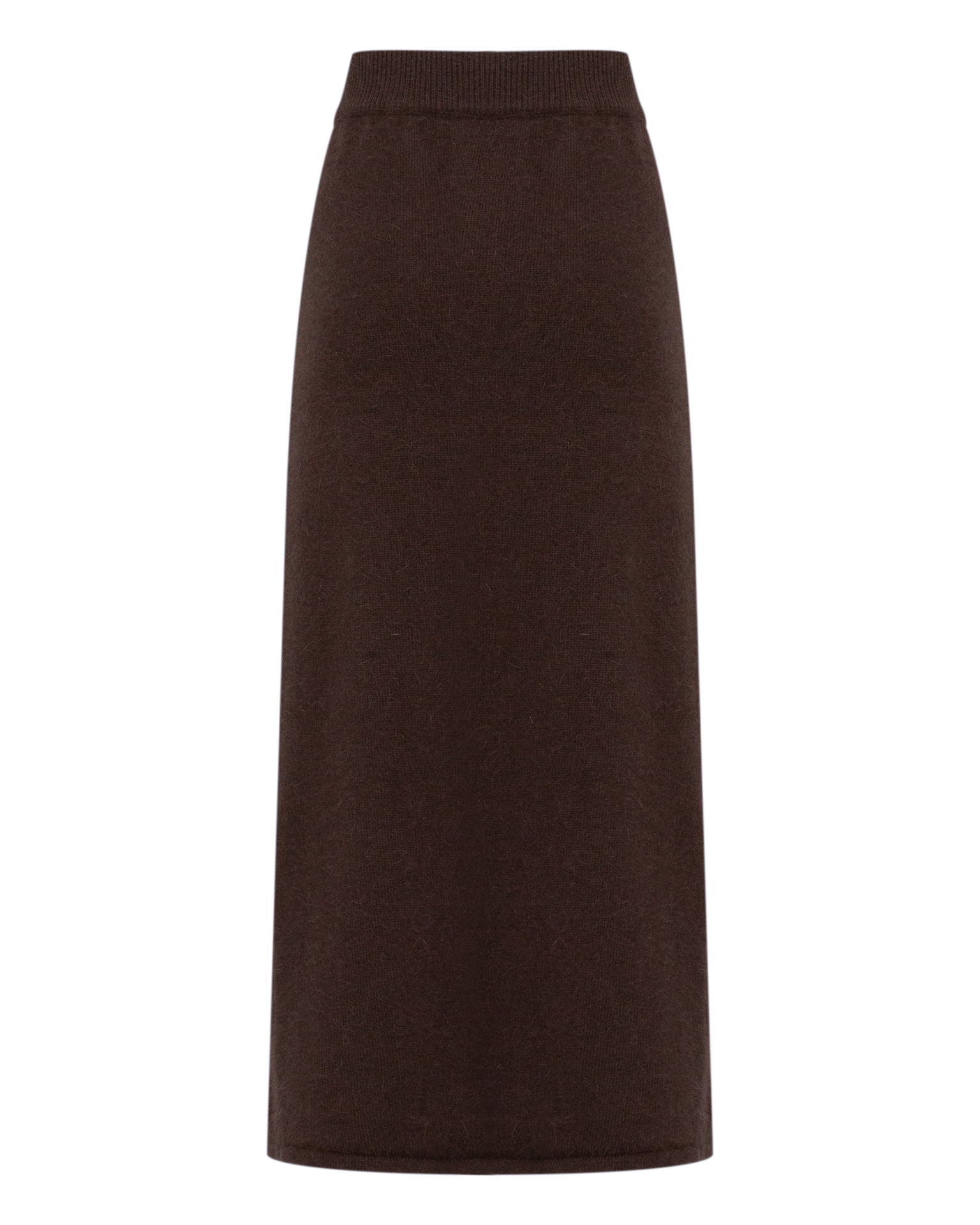 Angora midi skirt, Brown — photo 2