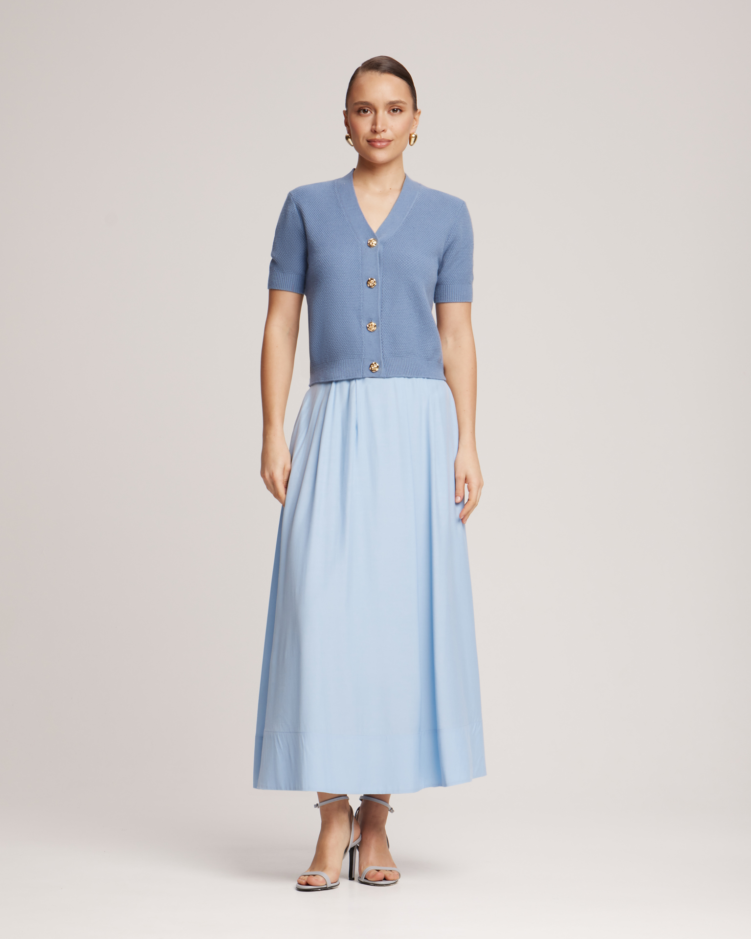 Юбка струящаяся миди 2